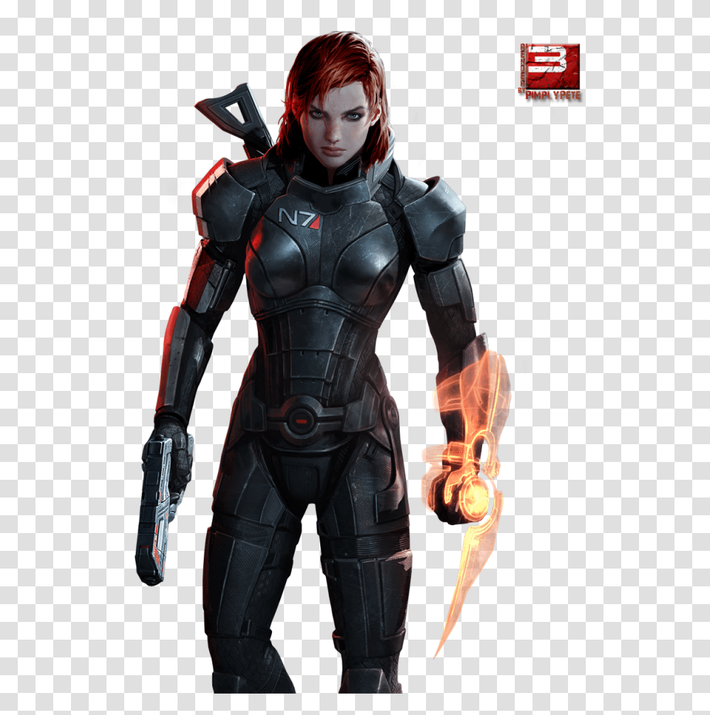 Mass Effect Female Shepard Armor, Person, Human Transparent Png