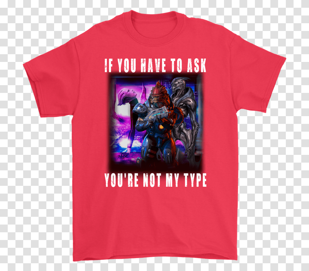 Mass Effect Not My Type Shirt Ebay Star Wars Quotes Shirt For Women, Clothing, Apparel, T-Shirt, Outdoors Transparent Png