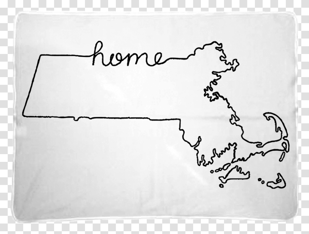 Massachusetts Outline Sticker, Handwriting, Plot, Diagram Transparent Png