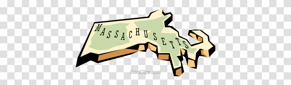 Massachusetts State Map Royalty Free Vector Clip Art Illustration, Plot, Plan, Diagram Transparent Png