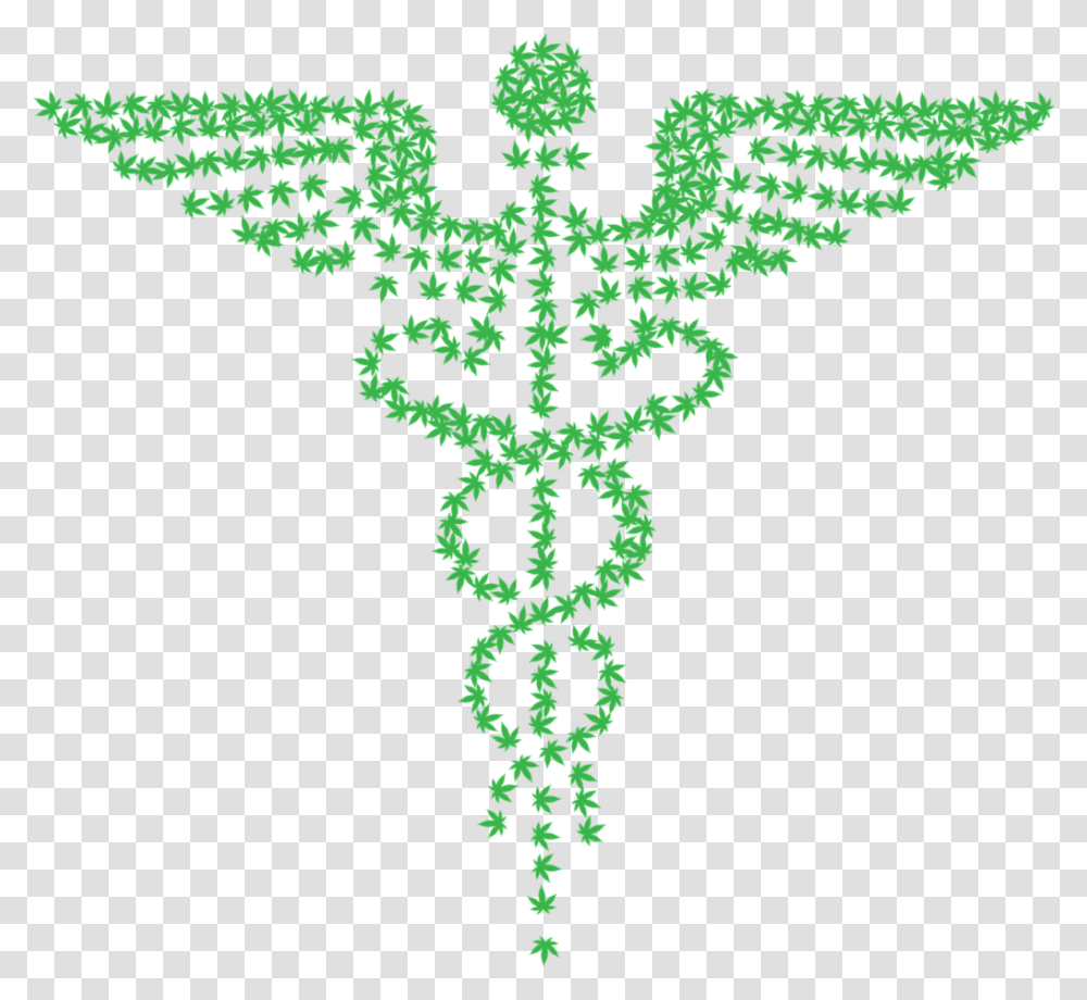 Massage And Cannabis Physiotherapy Clinic Physiotherapy Symbol, Cross, Snowflake, Emblem, Green Transparent Png