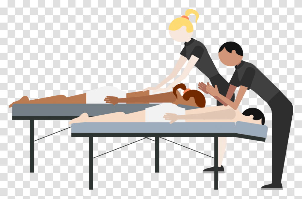 Massage Clipart Image, Person, Human, Patient, Spa Transparent Png