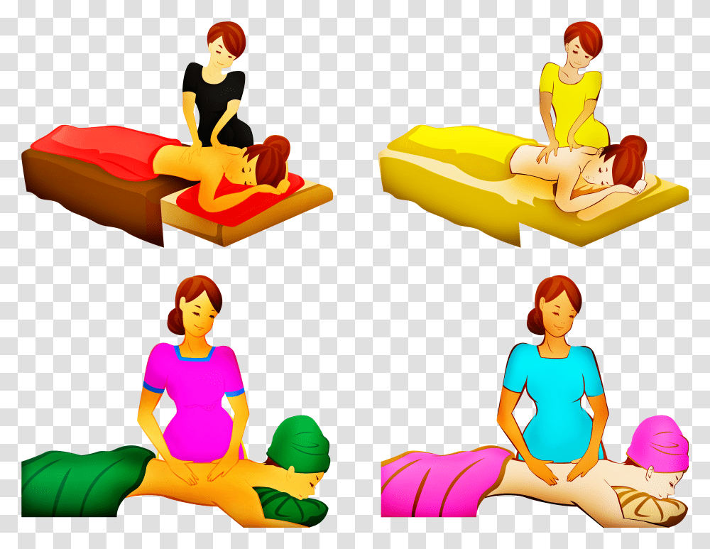 Massage Therapist Drawing Massage Therapy Massage Transparent Png