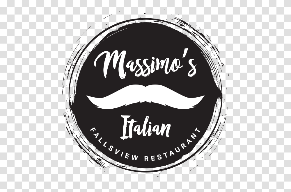 Massimo S Italian Fallsview Restaurant Eye Liner, Label, Plant, Mustache Transparent Png