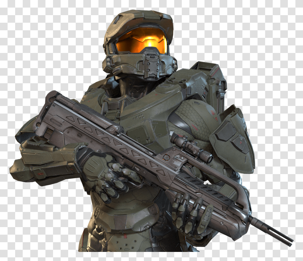 Master Chief Smash Ultimate, Gun, Weapon, Weaponry, Halo Transparent Png