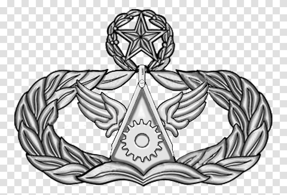 Master Civil Engineer Badge 2 Air Force Civil Engineer Badge, Emblem, Architecture Transparent Png