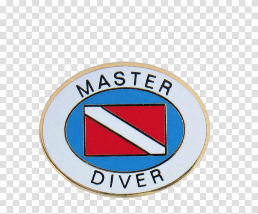 Master Diver Pin Emblem, Logo, Trademark, Road Sign Transparent Png
