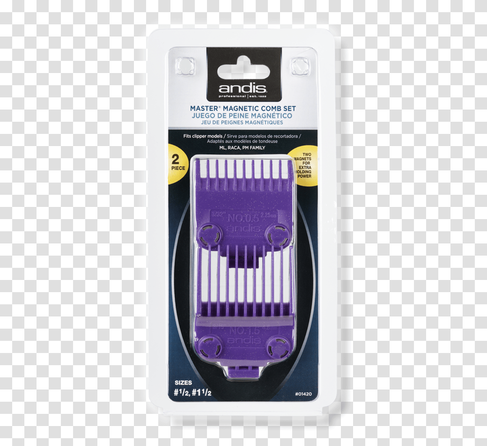 Master Magnetic Comb Set Dual Pack Andis Double Magnetic Guards, Mobile Phone, Electronics, Cell Phone, Incense Transparent Png