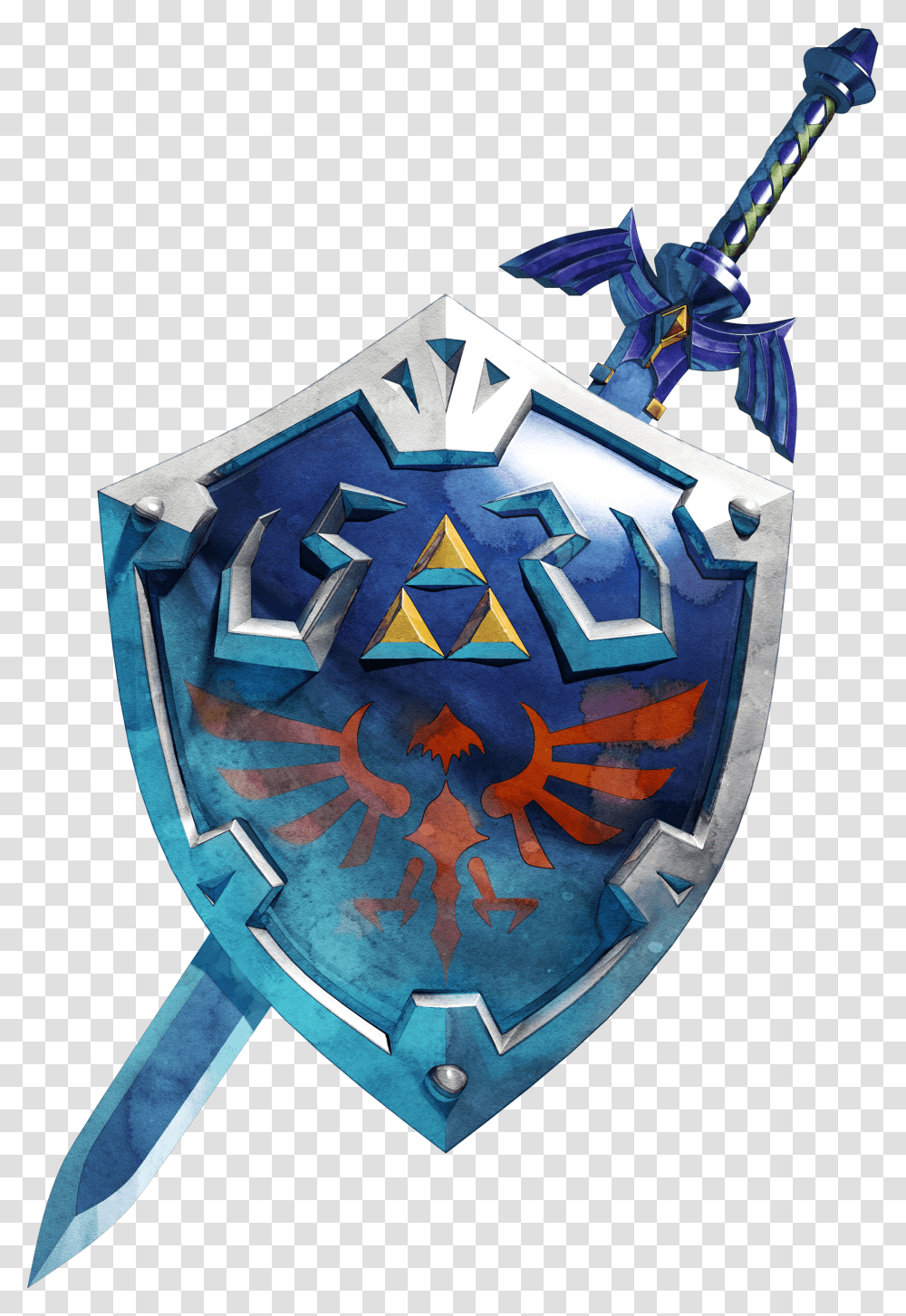 Master Sword Botw And Hylian Shield, Armor, Rug Transparent Png