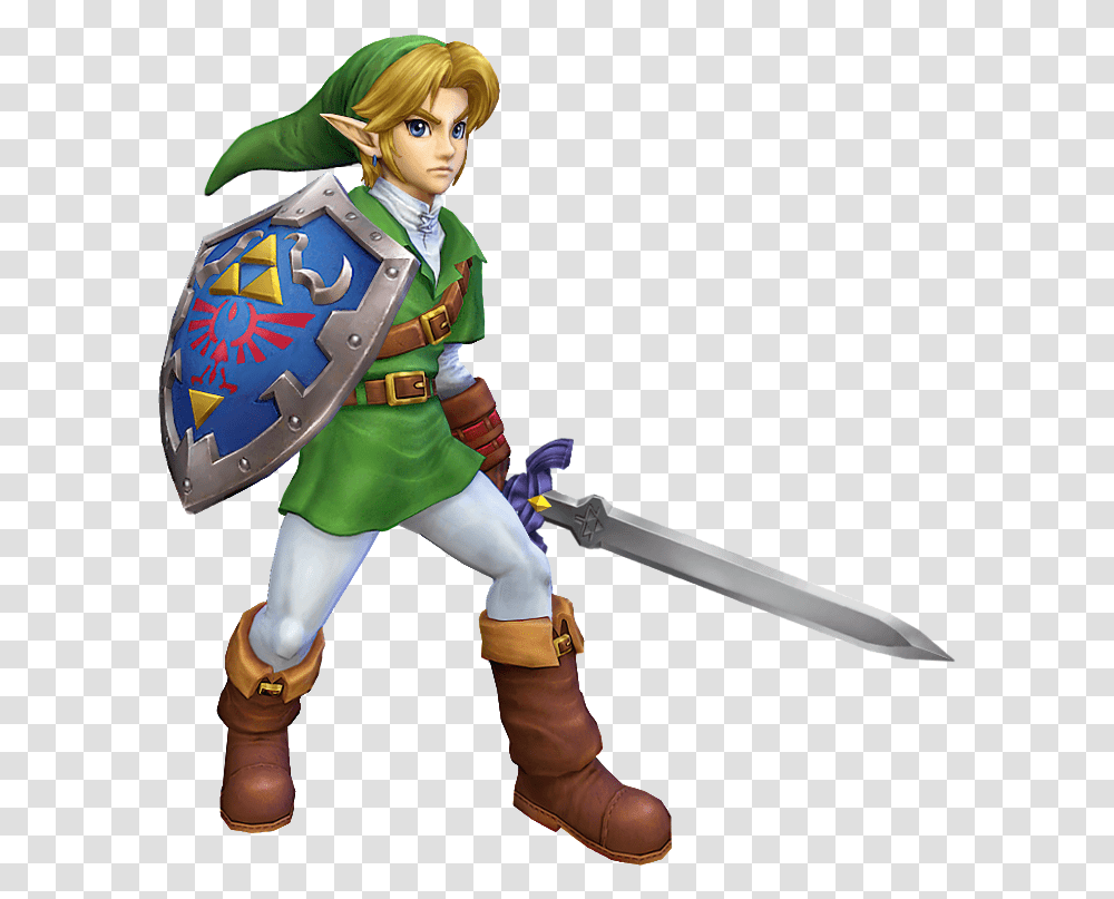 Master Sword Ocarina Of Time Google Search Zelda Link Blue Tunic Ocarina Of Time, Legend Of Zelda, Person, Human, Toy Transparent Png