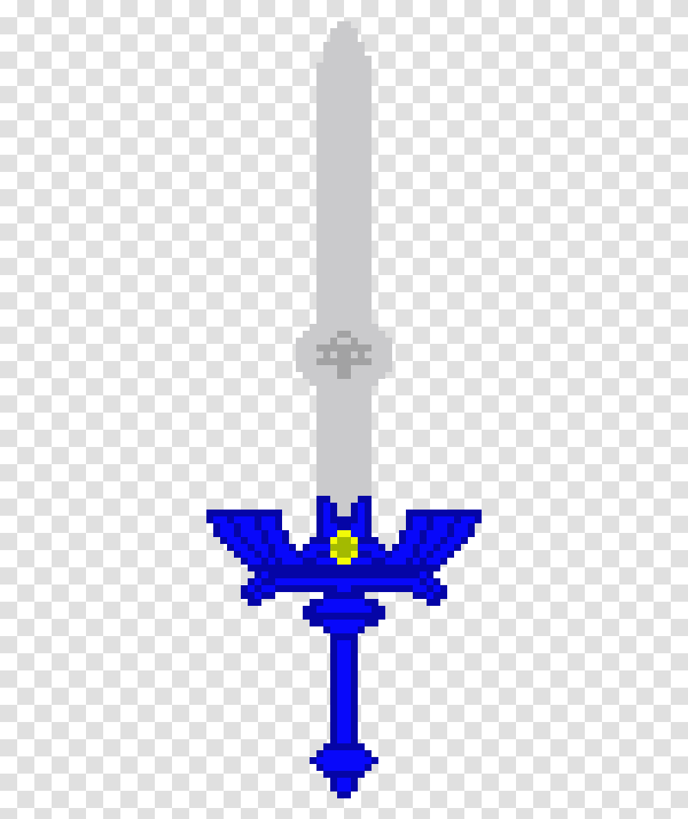 Master Sword Pixel Art, Cross, Cutlery, Architecture Transparent Png