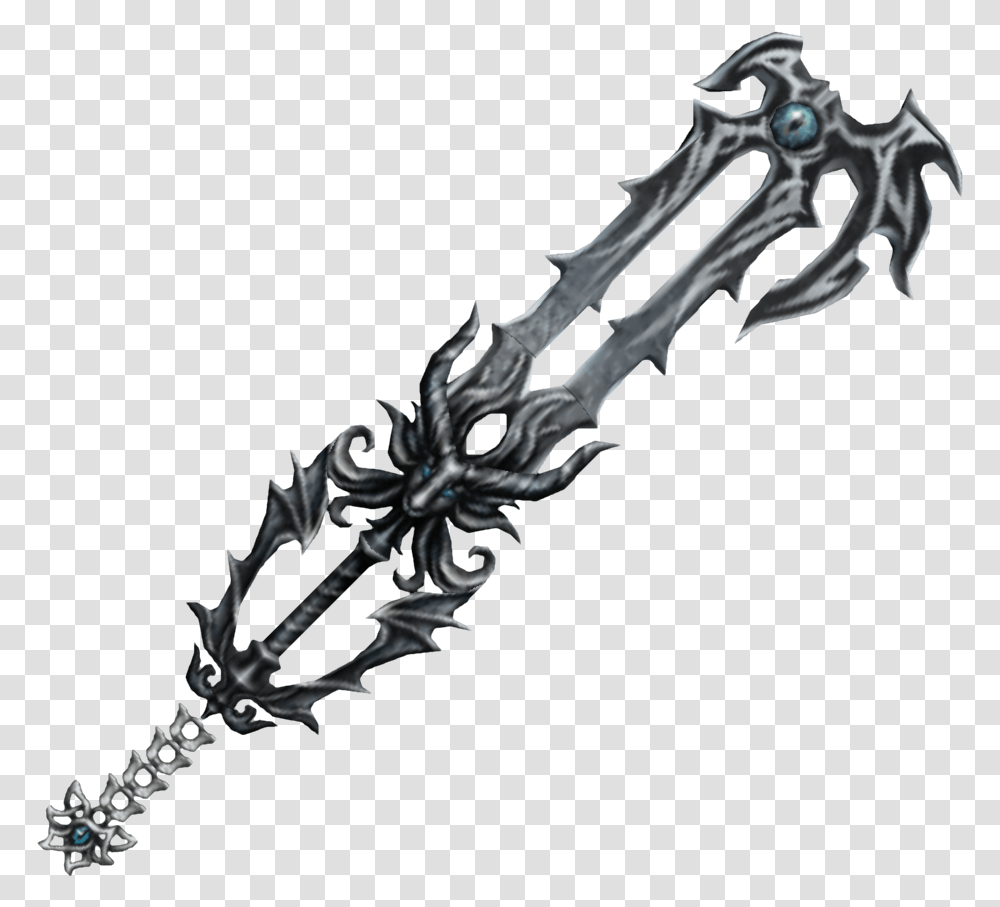 Master Xehanortquots Keyblade Gazing Eye Kingdom Hearts, Weapon, Weaponry, Knife, Sword Transparent Png