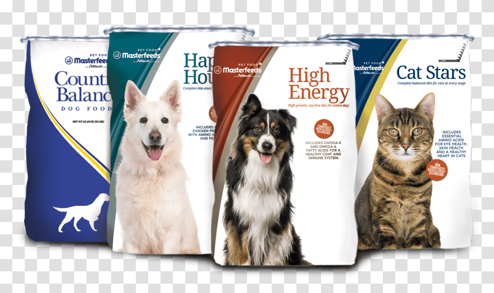 Masterfeeds Pet Food Bags Happy Hounds Dog Food, Canine, Animal, Mammal, Cat Transparent Png
