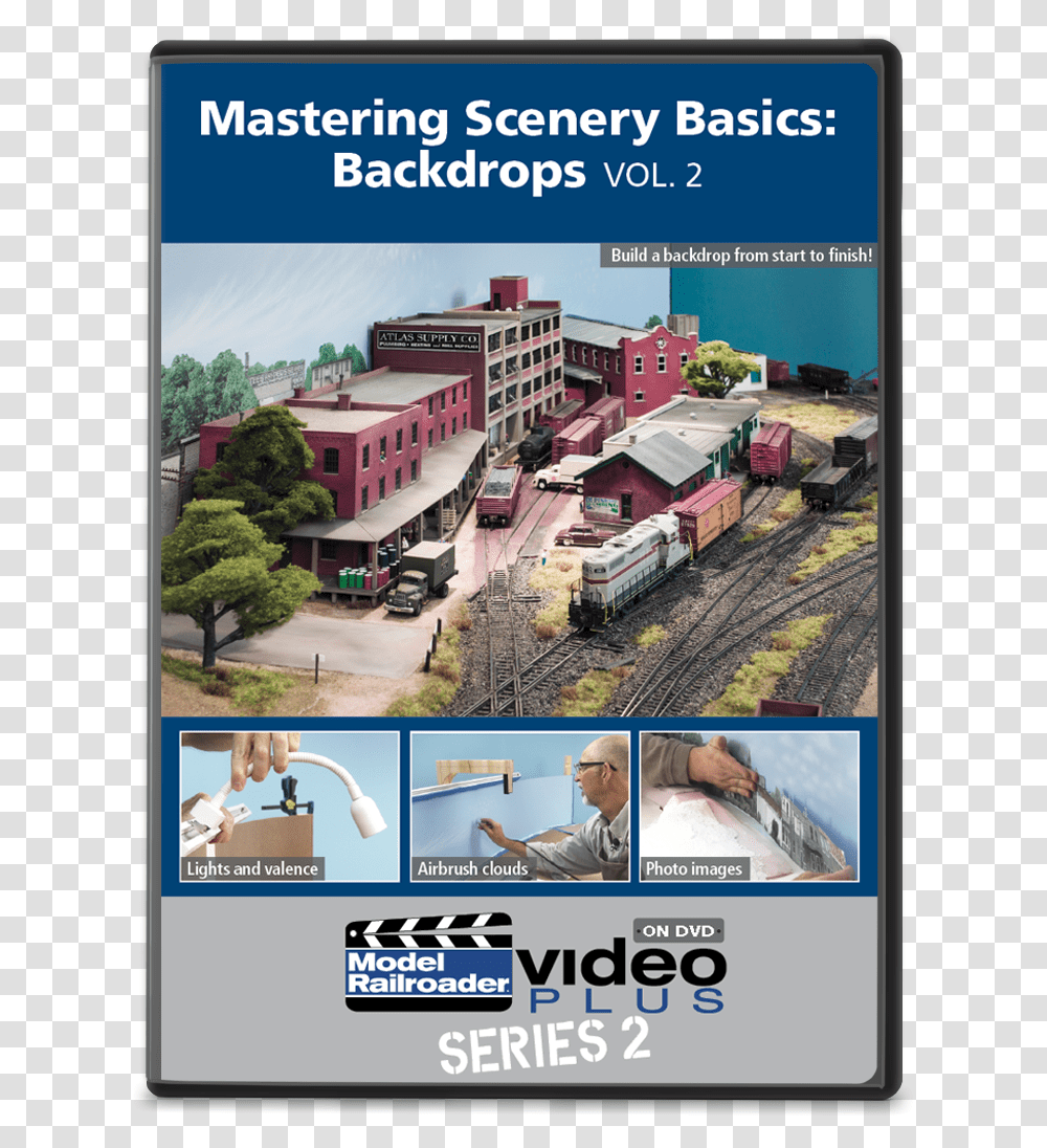 Mastering Scenery Basics Flyer, Person, Train, Vehicle, Transportation Transparent Png