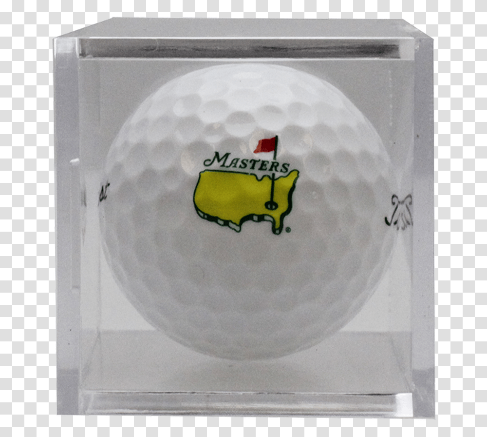 Masters Golf Ball In Display Case Circle, Sport, Sports Transparent Png