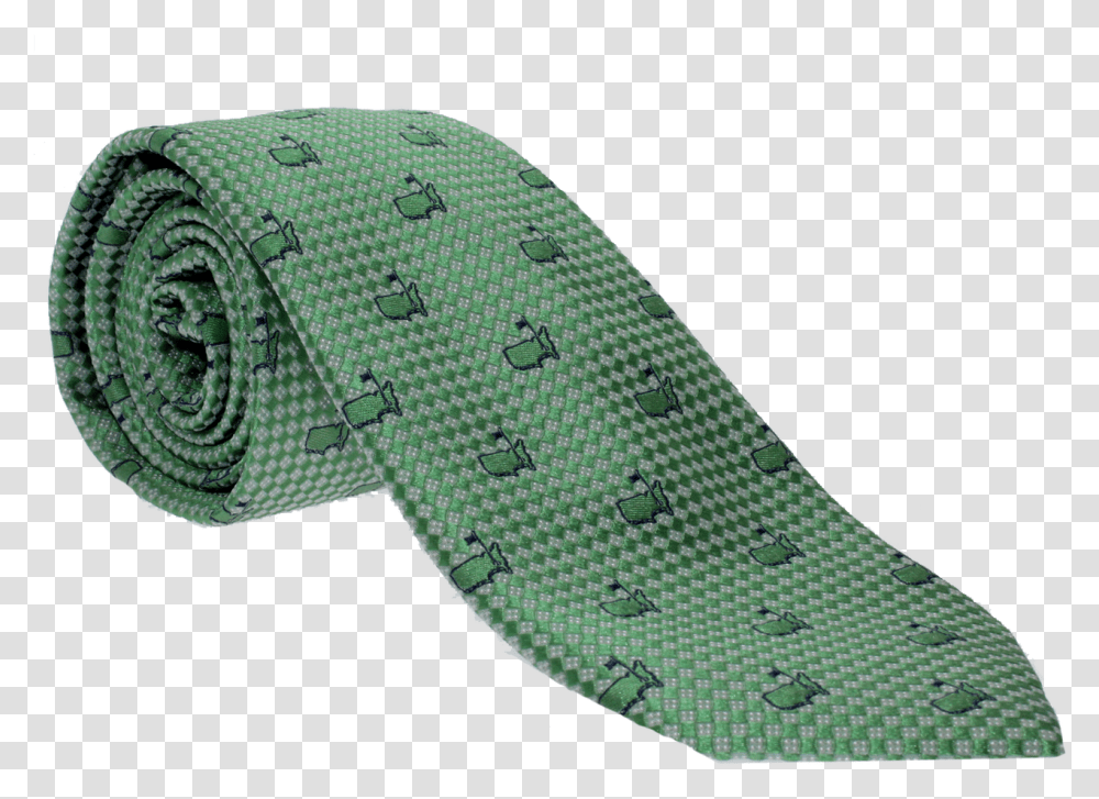 Masters Green Tie With Blue Logo Outline Belt, Accessories, Accessory, Necktie, Insect Transparent Png