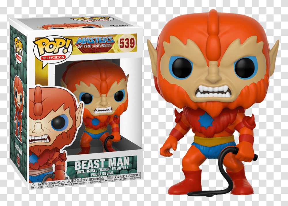 Masters Of The Universe Funko Pop Masters Of The Universe Beast Man, Toy, Label, Word Transparent Png