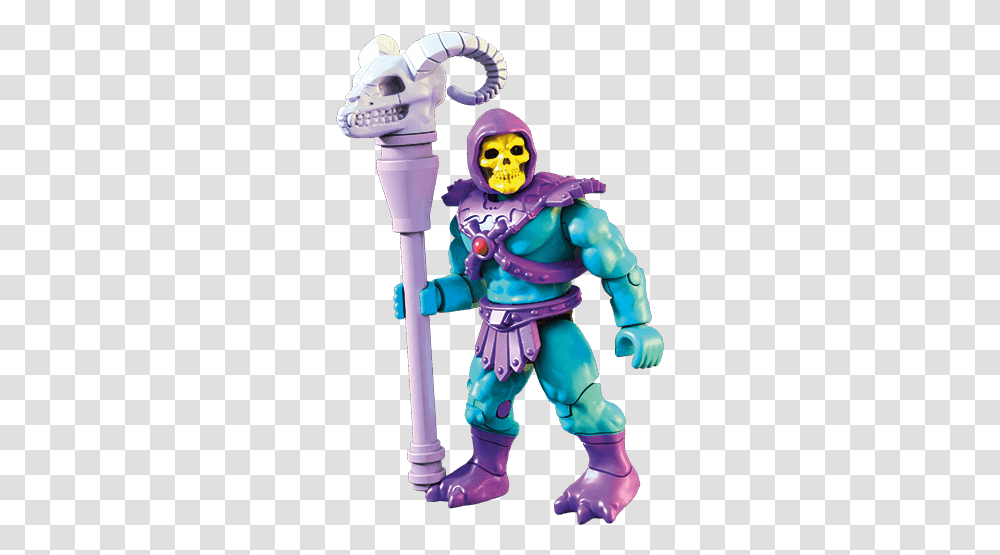 Masters Of The Universe Skeletor Mega Construx Supervillain, Toy, Figurine, Clothing, Apparel Transparent Png