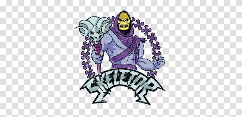 Masters Of The Universe Skeletor Mens V Neck T Shirt, Poster, Advertisement, Knight, Astronaut Transparent Png