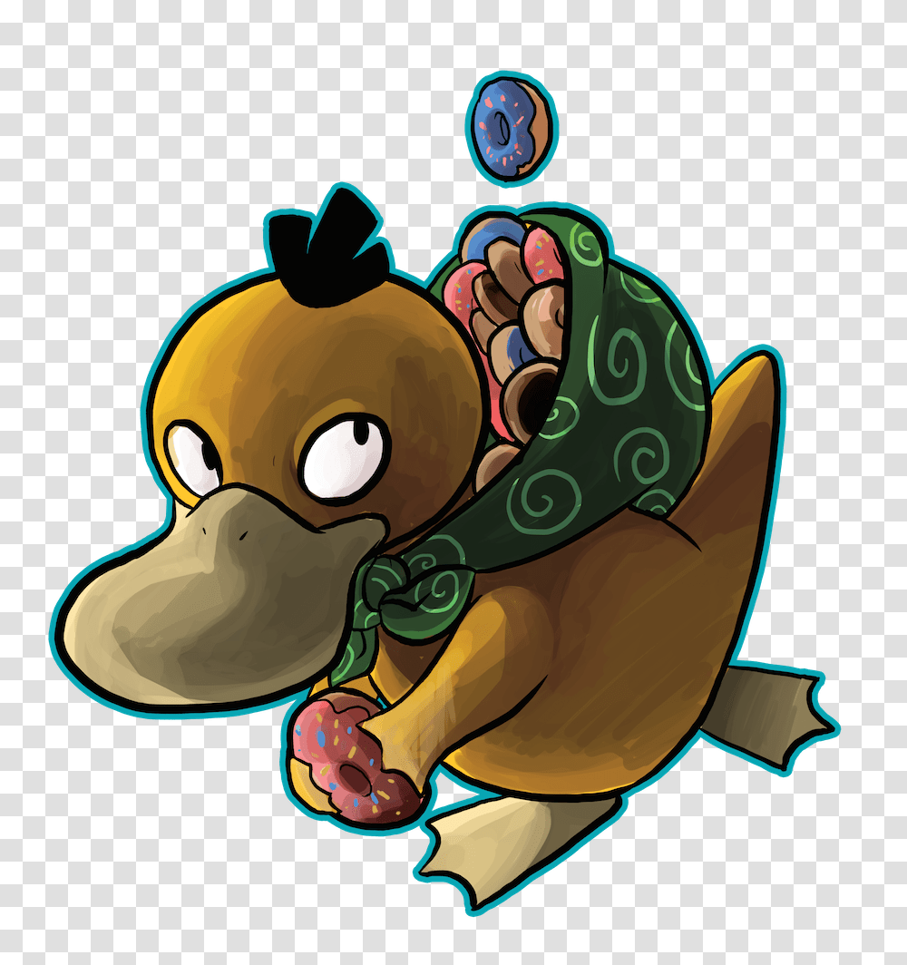 Masudas Psyduck, Animal, Mammal, Hand, Plant Transparent Png