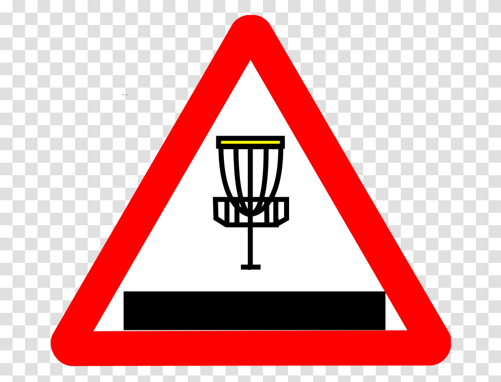 Mat Cutler Disc Golf Roadsign, Sport, Road Sign, Triangle Transparent Png