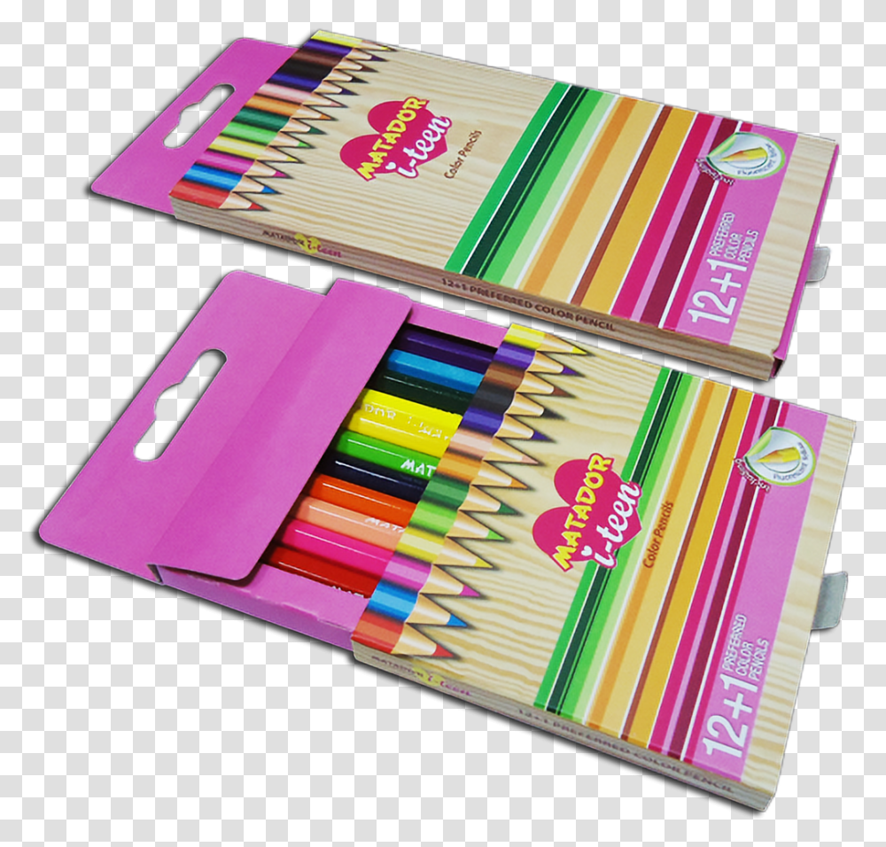 Matador Color Pencil, Pencil Box, Crayon Transparent Png