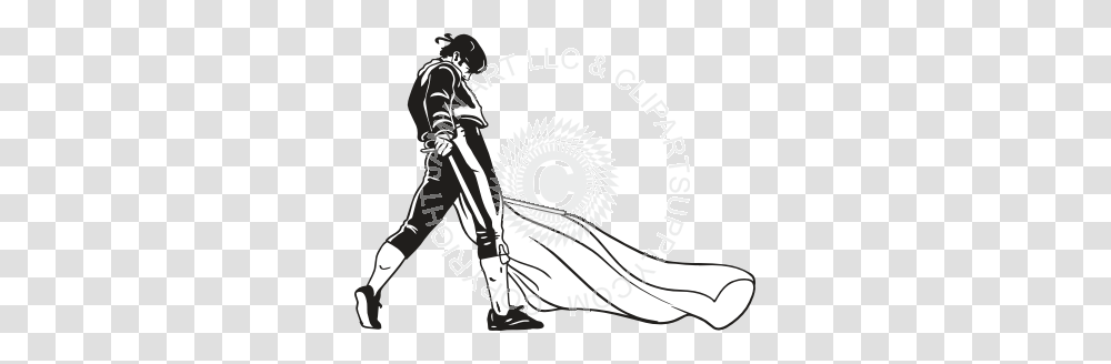 Matador Standing With Cape, Person, Human, Kneeling, People Transparent Png