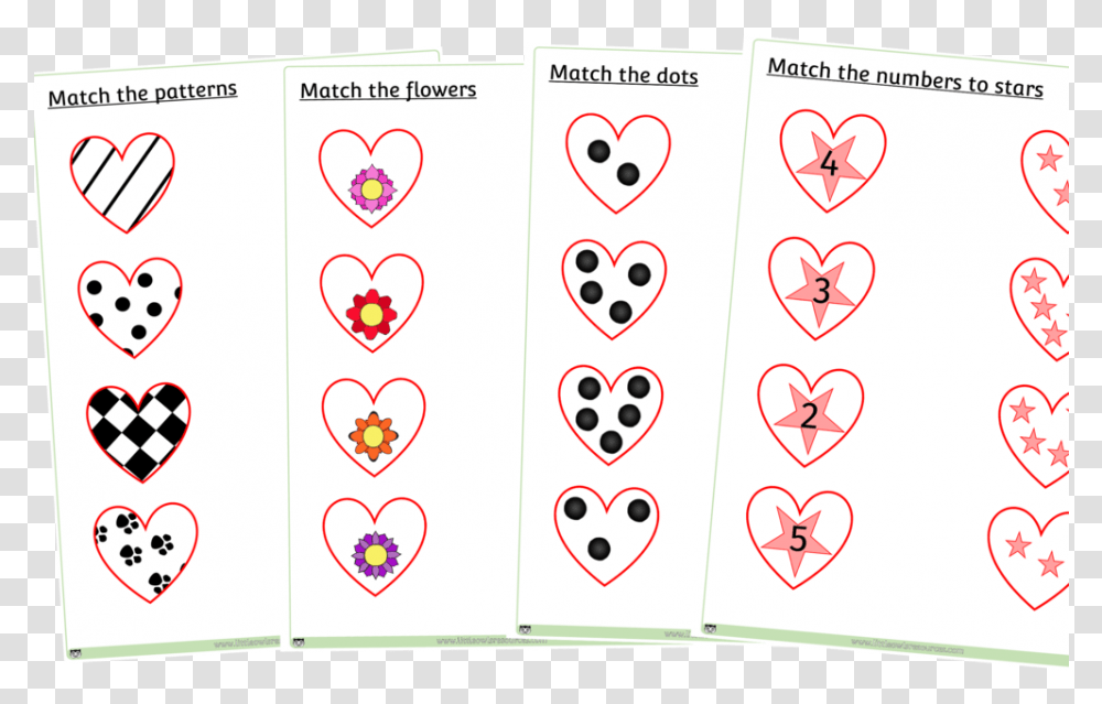 Match The Heart Sheets Heart, Alphabet, Giant Panda, Bear Transparent Png