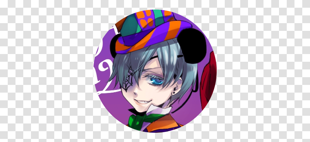 Matching Icons Halloween Of Ciel Alois And Ciel Matching Icons, Helmet, Clothing, Apparel, Manga Transparent Png