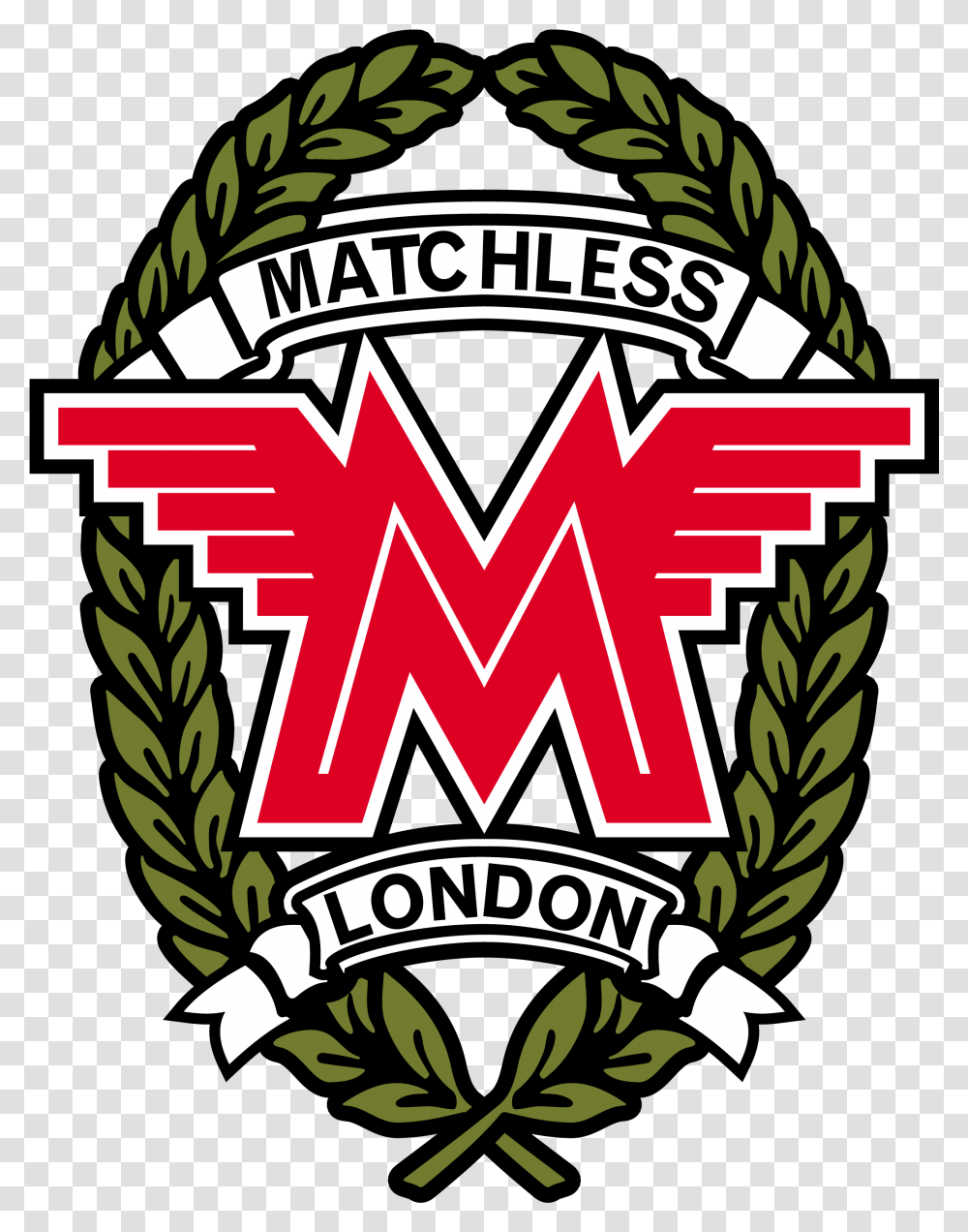 Matchless Motorcycle Logo Matchless Moto Logo, Symbol, Label, Text, Plant Transparent Png