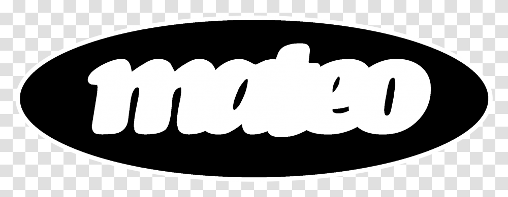 Mateo Logo Black And White, Mustache, Blade, Weapon Transparent Png