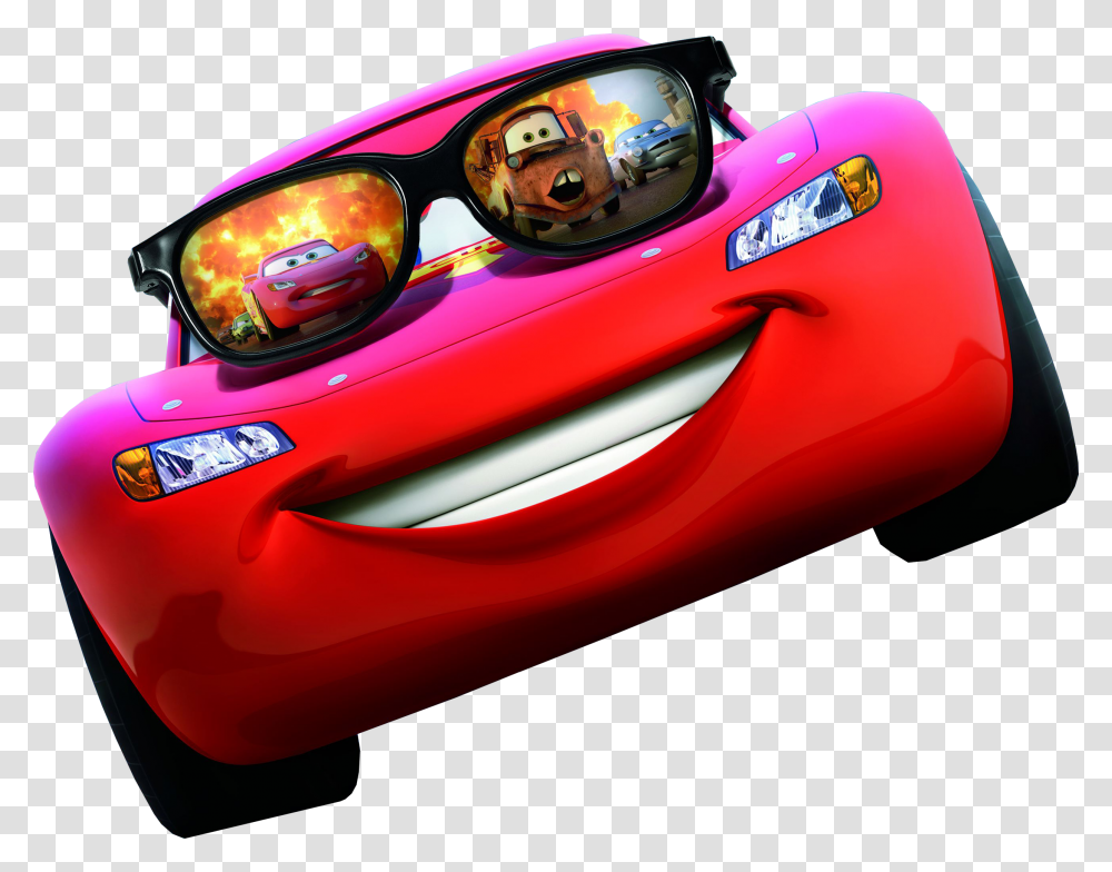 Mater Lightning Mcqueen Cars 2 Film Poster Cars 2 Poster, Sunglasses, Accessories, Vehicle, Transportation Transparent Png