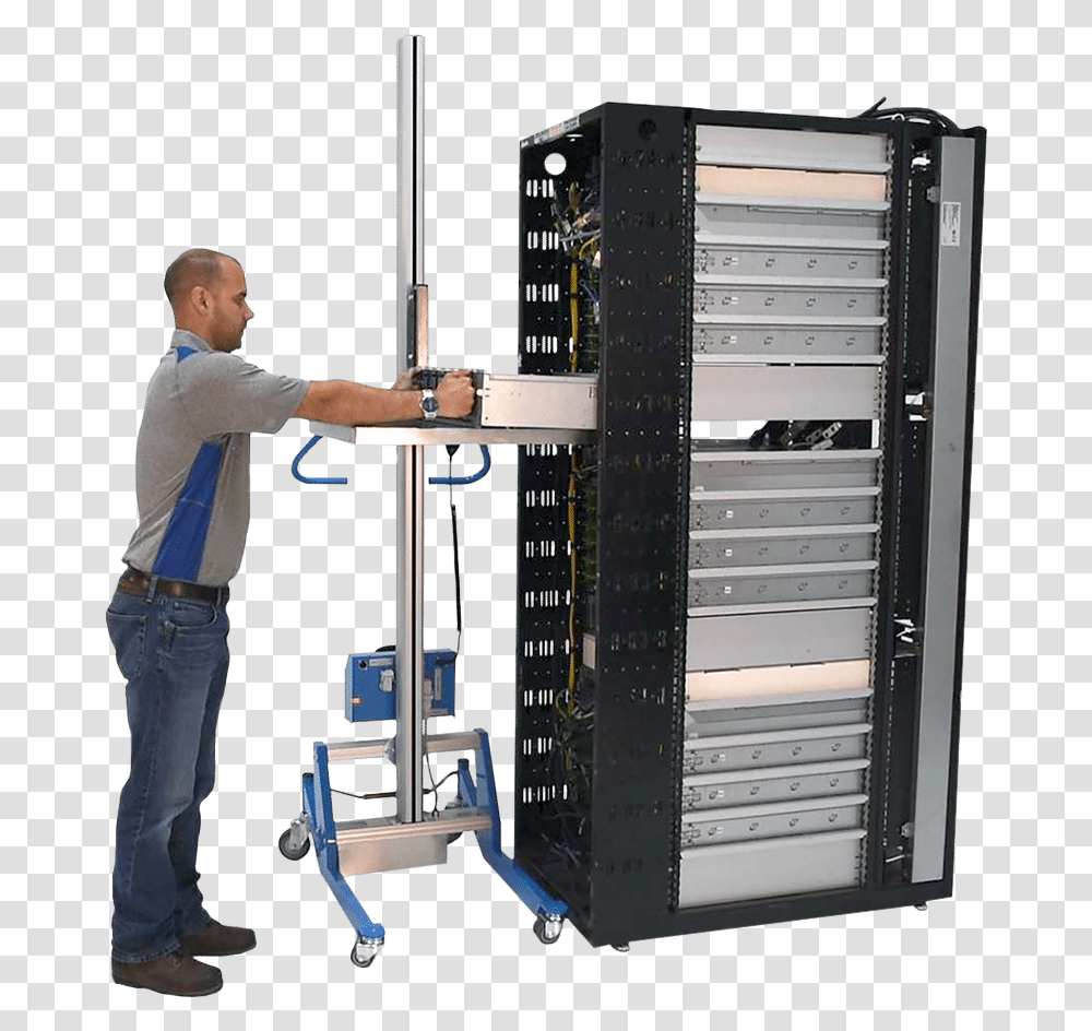 Material Handling Safety Server Rack, Person, Human, Computer, Electronics Transparent Png