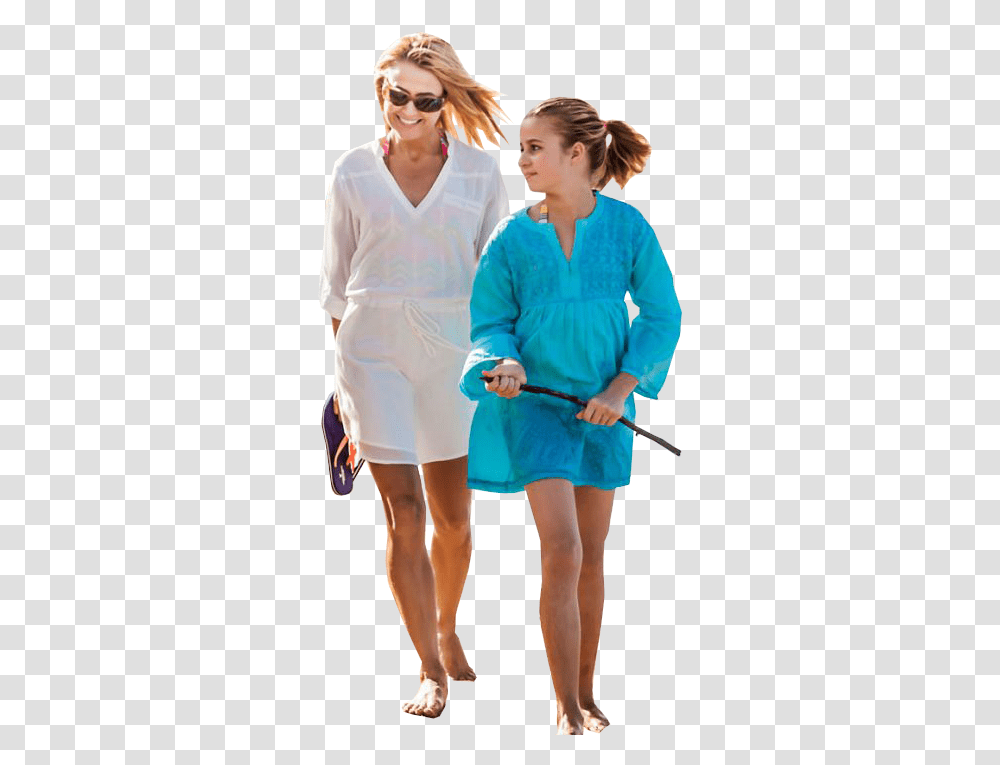 Material Textures People Walking Beach, Clothing, Person, Female, Sunglasses Transparent Png