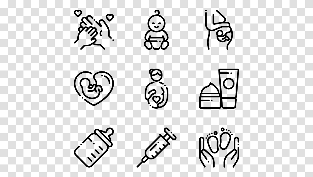 Maternity Hand Drawn Icon, Gray, World Of Warcraft Transparent Png