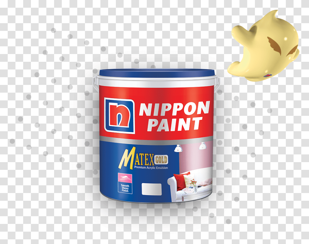 Matex Gold 20 Ltr Nippon Paint Spotless Nxt, Tin, Can, Aluminium, Canned Goods Transparent Png