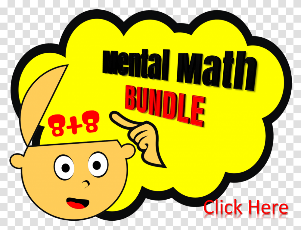 Math 7 Wikiclipart Hd Photo Clipart Write Mental Math Clipart, Label, Poster, Advertisement Transparent Png