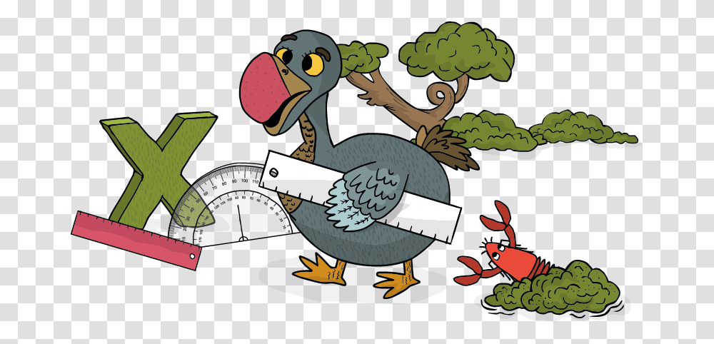 Math And Coding For Kids Cartoon, Dodo, Bird, Animal Transparent Png