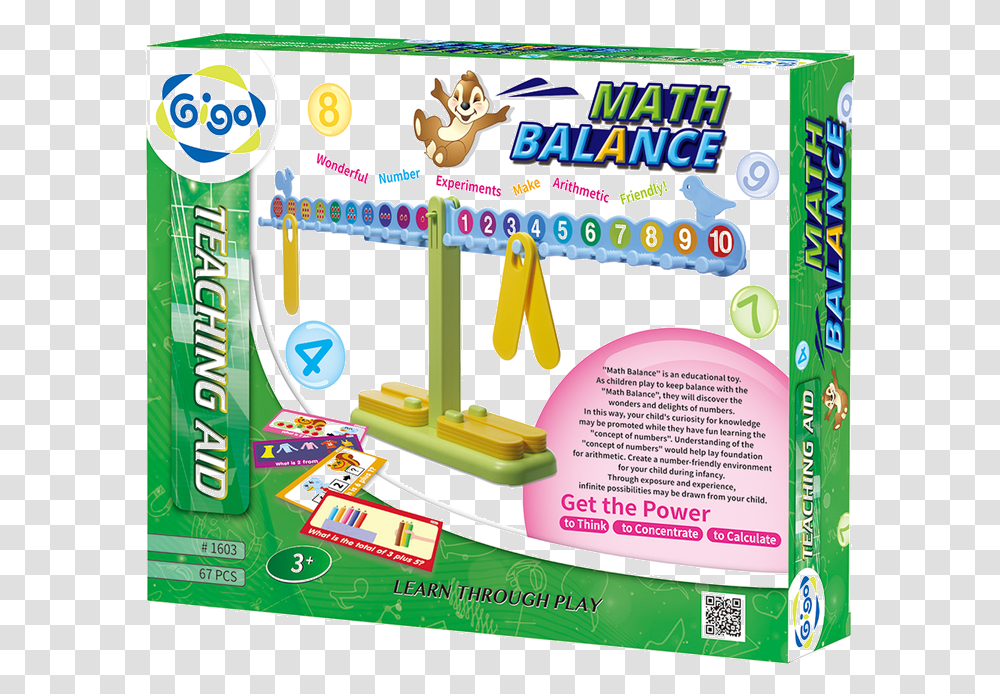 Math Balance - Gigotoys Playset, Flyer, Poster, Paper, Advertisement Transparent Png