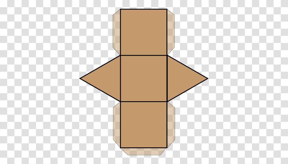 Math Clip Art Net For A Triangular Prism, Cardboard, Carton, Box, Mailbox Transparent Png