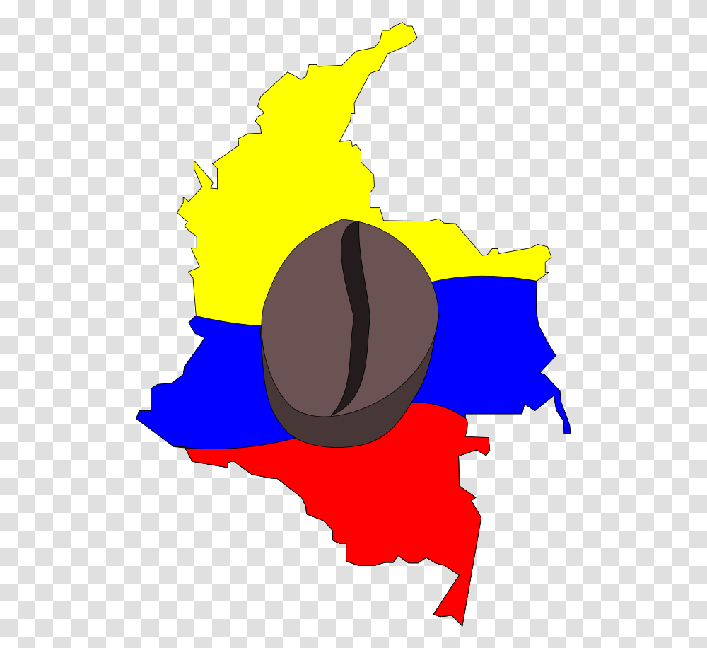 Math Clipart Colombia Country Map Flag, Apparel, Hat Transparent Png