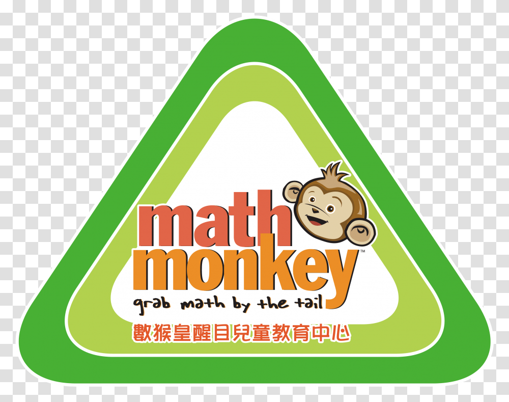 Math Monkey Hong Kong Math Monkey, Triangle, Label, Text, Symbol Transparent Png