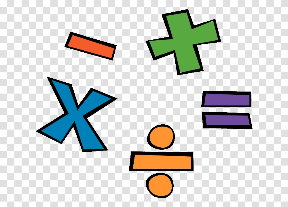 Mathematics Cartoon Division Clip Art Math Symbols, Star Symbol, Recycling Symbol, Number Transparent Png
