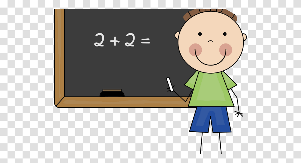 Mathematics Clipart Math Stuff Boy Doing Math Clipart, Teacher, Blackboard, Word Transparent Png