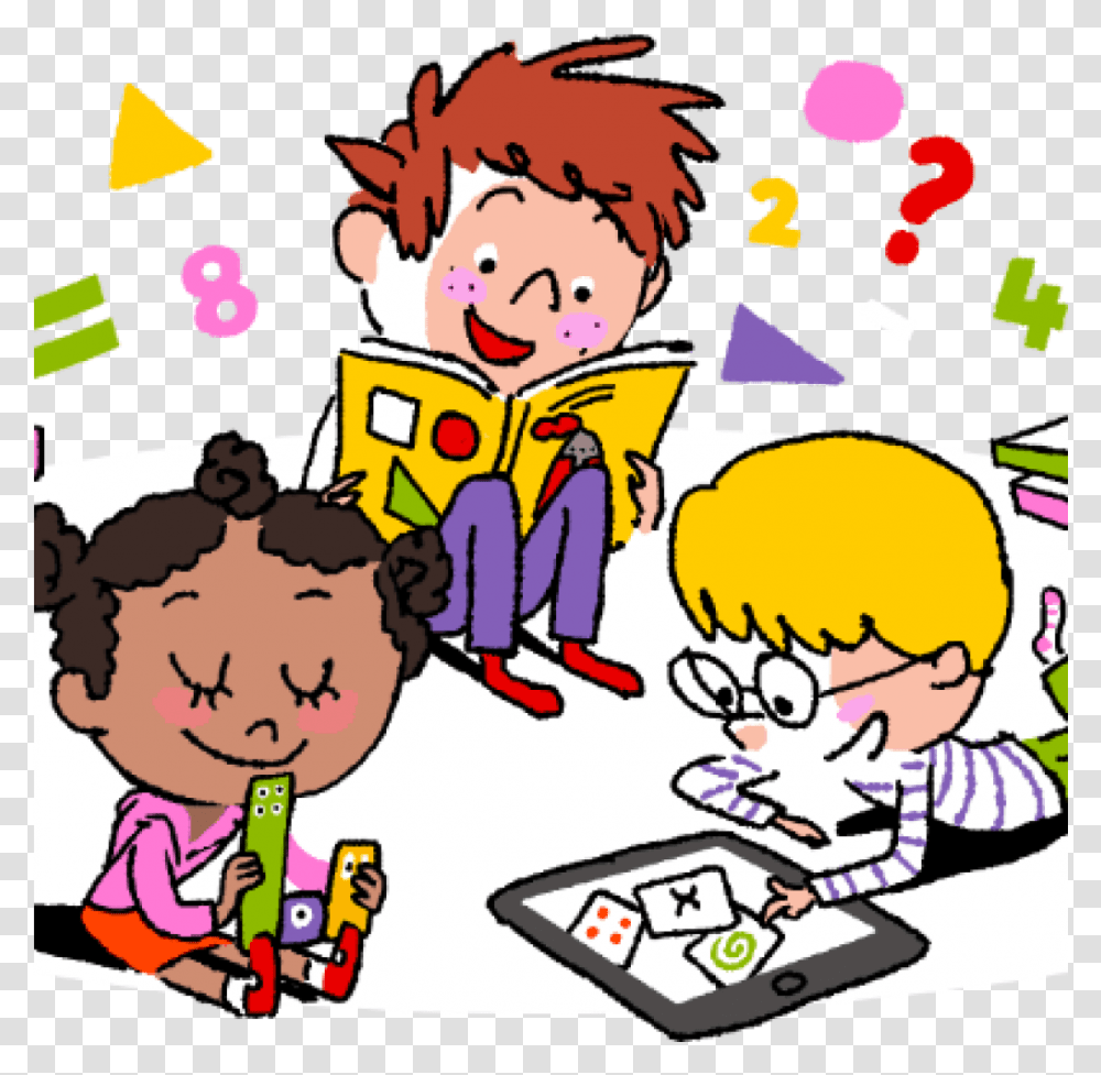 Maths Clipart Images Clipart Kids Math Clip Art Kids Math Kids Clipart, Person, Human, Reading, Poster Transparent Png