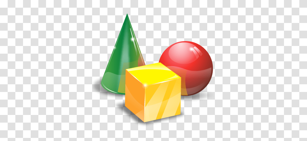 Maths Objects Things Icon, Apparel, Party Hat Transparent Png