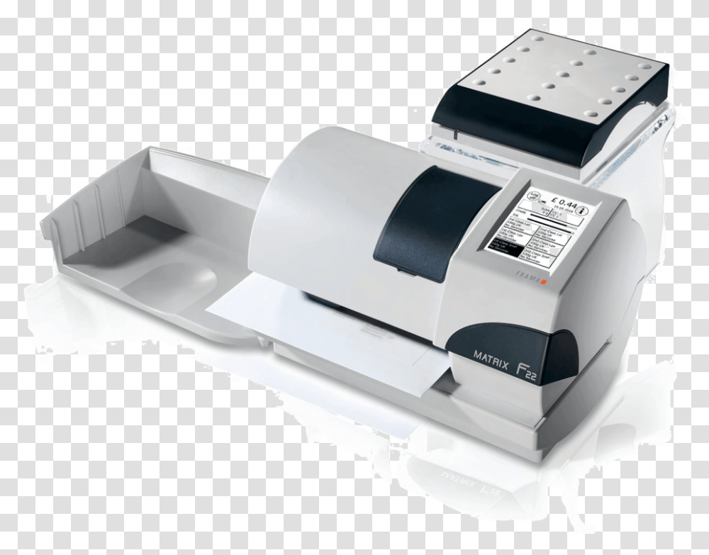 Matrix F22 Franking Machine, Box, Printer Transparent Png