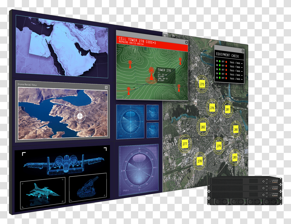Matrix G3 Control Room Planar Systems, Electronics, Screen, Monitor Transparent Png