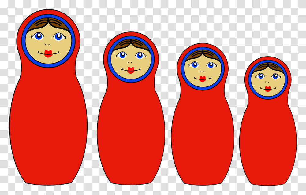 Matryoshka Doll, Face, Bowling, Sport, Photography Transparent Png