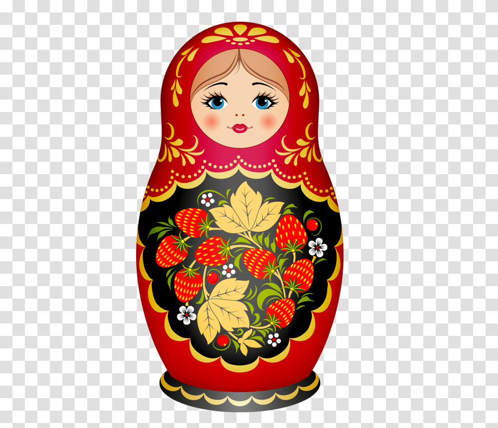 Matryoshka Doll, Floral Design, Pattern Transparent Png